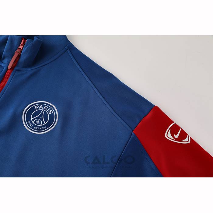 Tuta da Track di Giacca Paris Saint-Germain Bambino 2025-2026 Blu Rosso